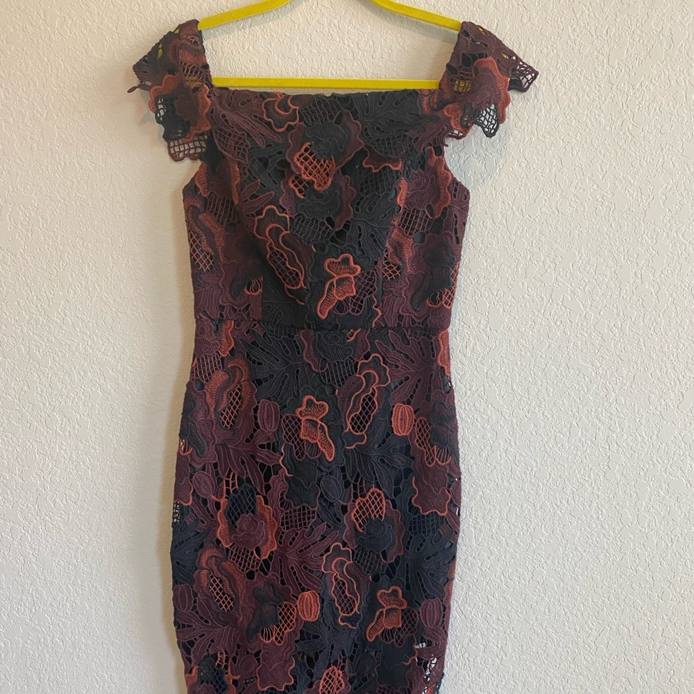 ABS Allen Schwartz Floral Midi Dress